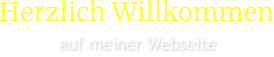 Herzlich Willkommen     auf meiner Webseite